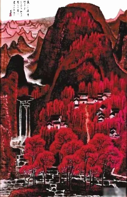 李可染《万山红遍》究竟好在哪？-名人字画网